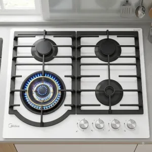 Варочная панель газовая MG 696V GW Midea MG696VGW