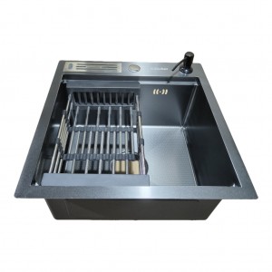  Backer Basic 450-45031 Nano Black Backer PVD Chiuveta