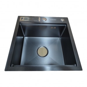  Backer Basic 450-45031 Nano Black Backer PVD Chiuveta