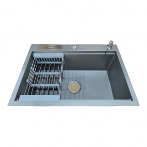  Backer Basic 650-45031 Titan Grey Backer PVD Chiuveta