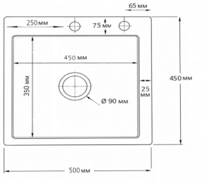  Backer Grid 500-45033 INOX Backer Кухонная мойка