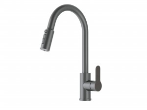  Backer HIX 3281 GUN GREY Кухонный кран