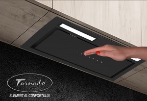  вытяжка встраиваемая Tornado Modul Touch Free 800(52) BL LED