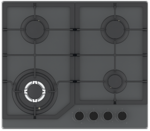  Backer NONA 6033 SBF GR Matt Backer plita incorporabila pe gas