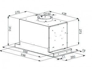  Backer NERON 60 TOUCH BL Hota incorporabila