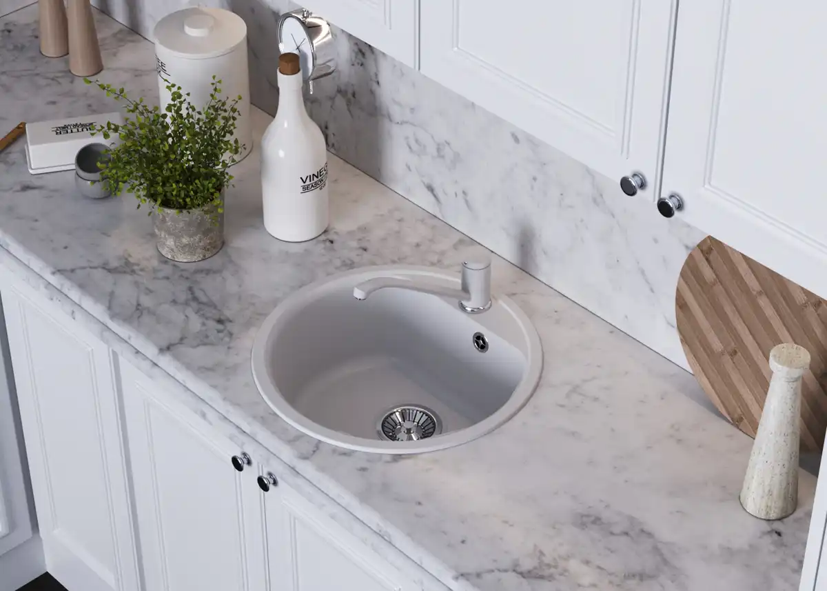  мойка кварцевая Tornado QUARTZ D480 GREY