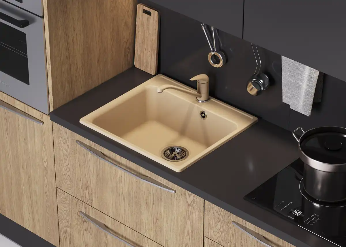  мойка кварцевая Tornado QUARTZ S530 IVORY