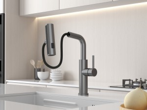  Backer RAF 3281 GUN GREY Кухонный кран