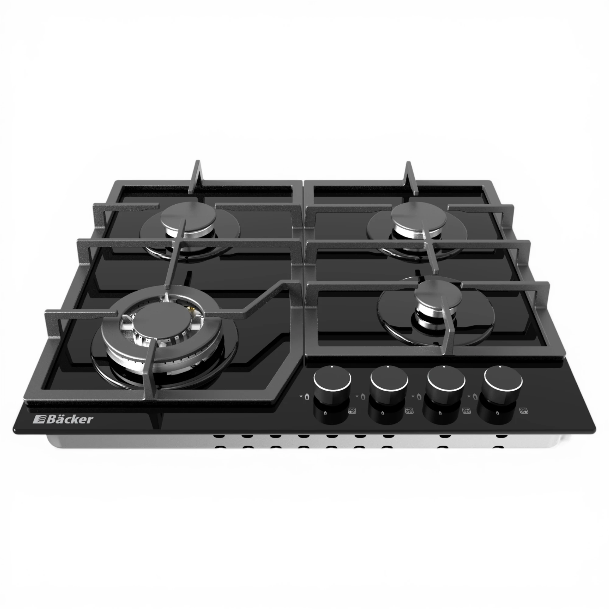  Backer RIKI 6004 Turbo BL GL Backer Встраиваемая варочная панель