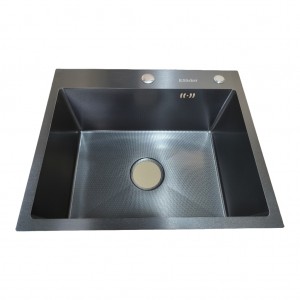  Backer Simple 550-450 BLACK Backer PVD Chiuveta