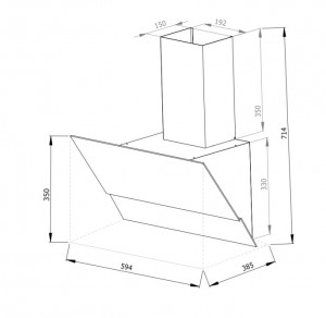  Backer SLOPE 60 SNRC (800) WH GL Backer Hota