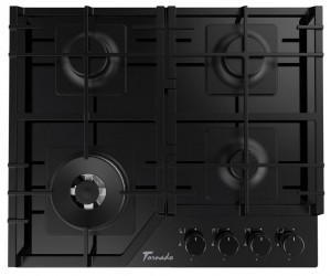 Варочная панель газовая Tornado TRCB-1460 BL GL Варочная панель газовая Tornado TRCB-1460 BL GL