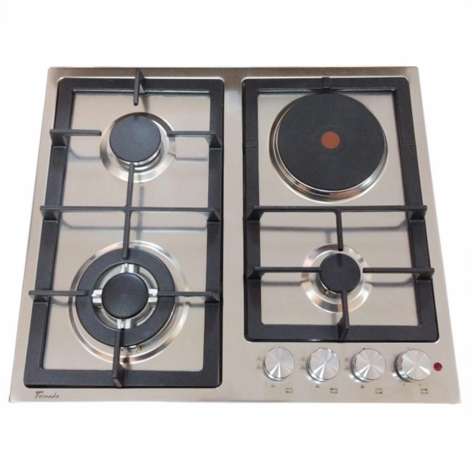 Комбинированная варочная поверхность Tornado TEXTUR6045 COMBI Iron Inox