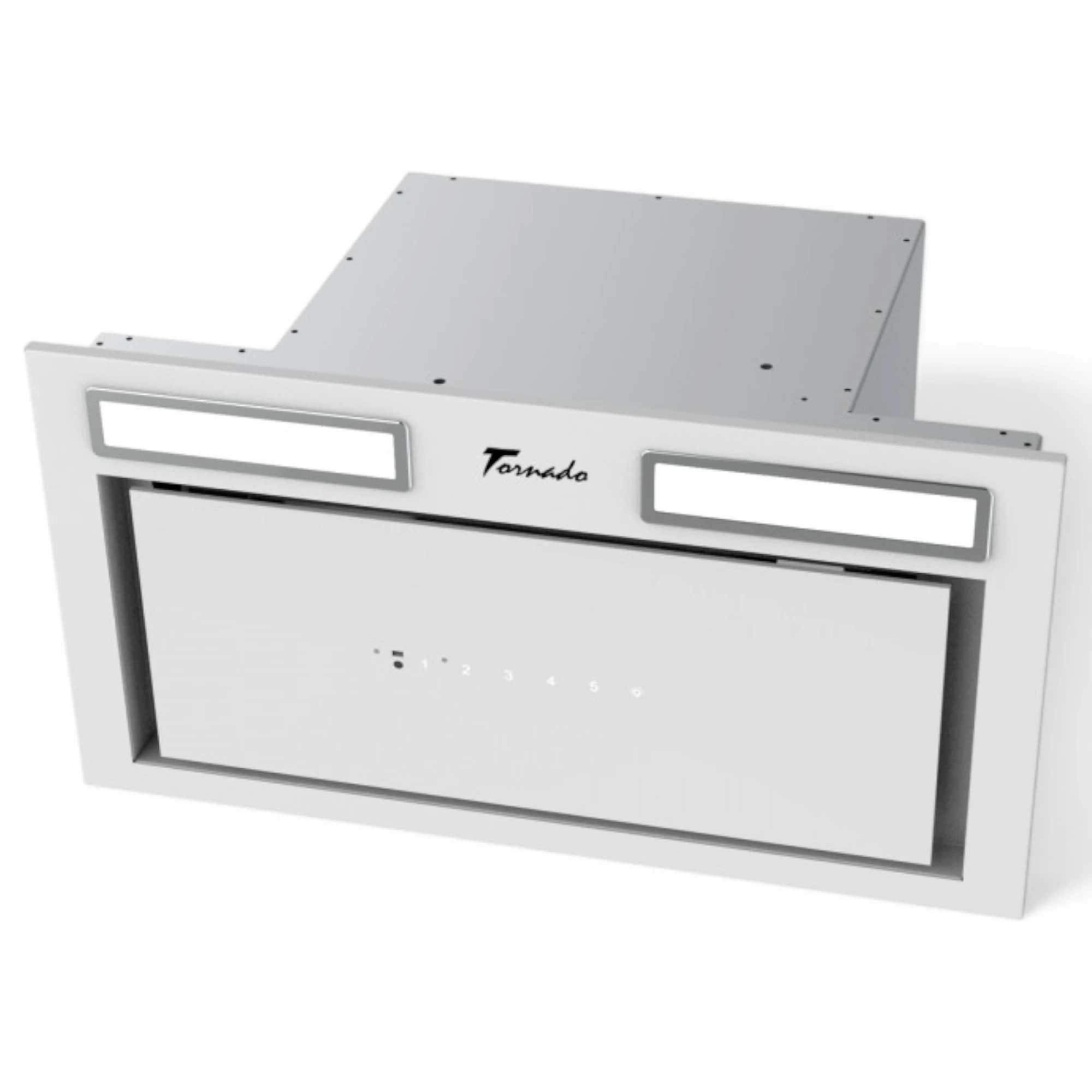  встраиваемая вытяжка Tornado Modul Touch Free 800(52) WH LED