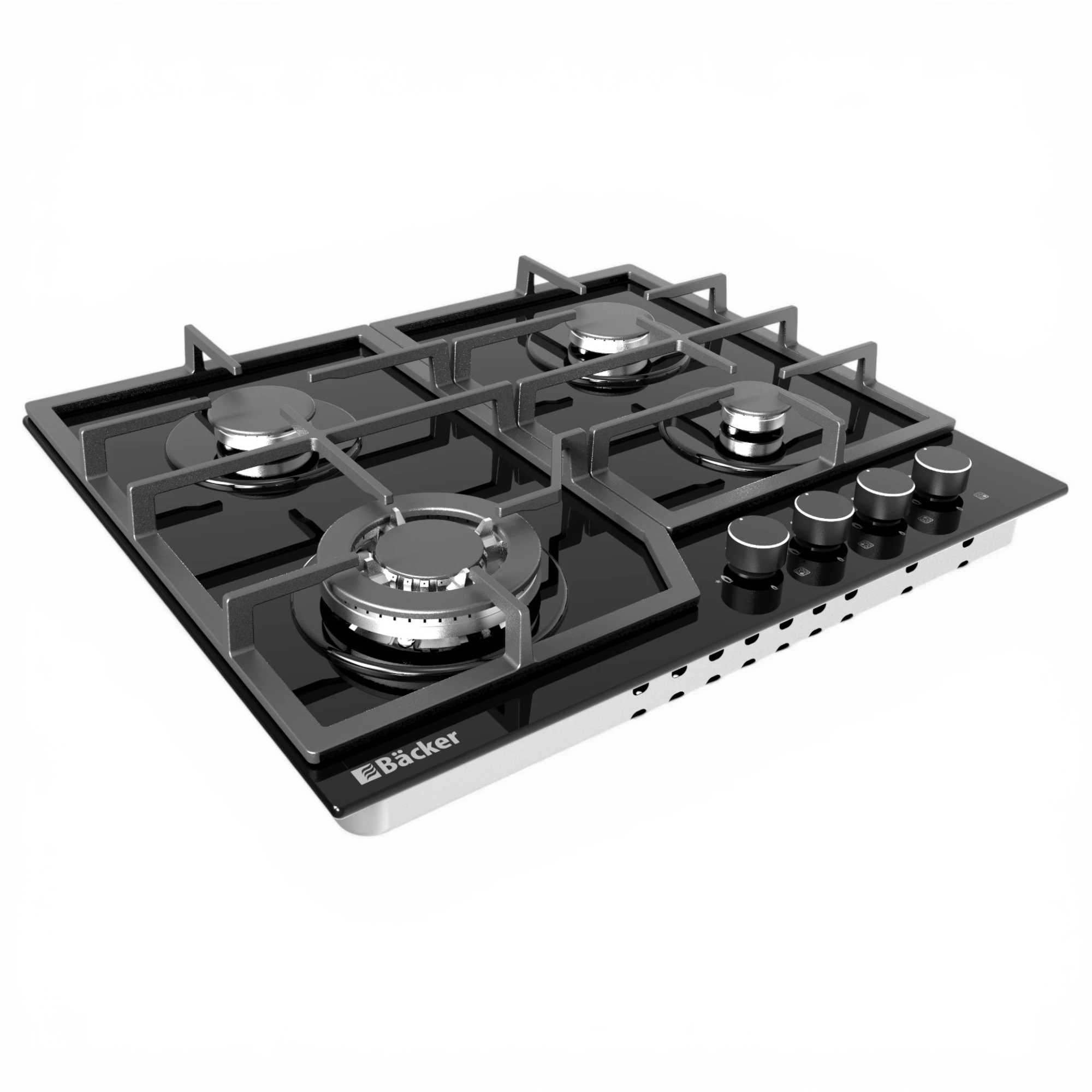  Backer RIKI 6004 Turbo BL GL Backer Встраиваемая варочная панель