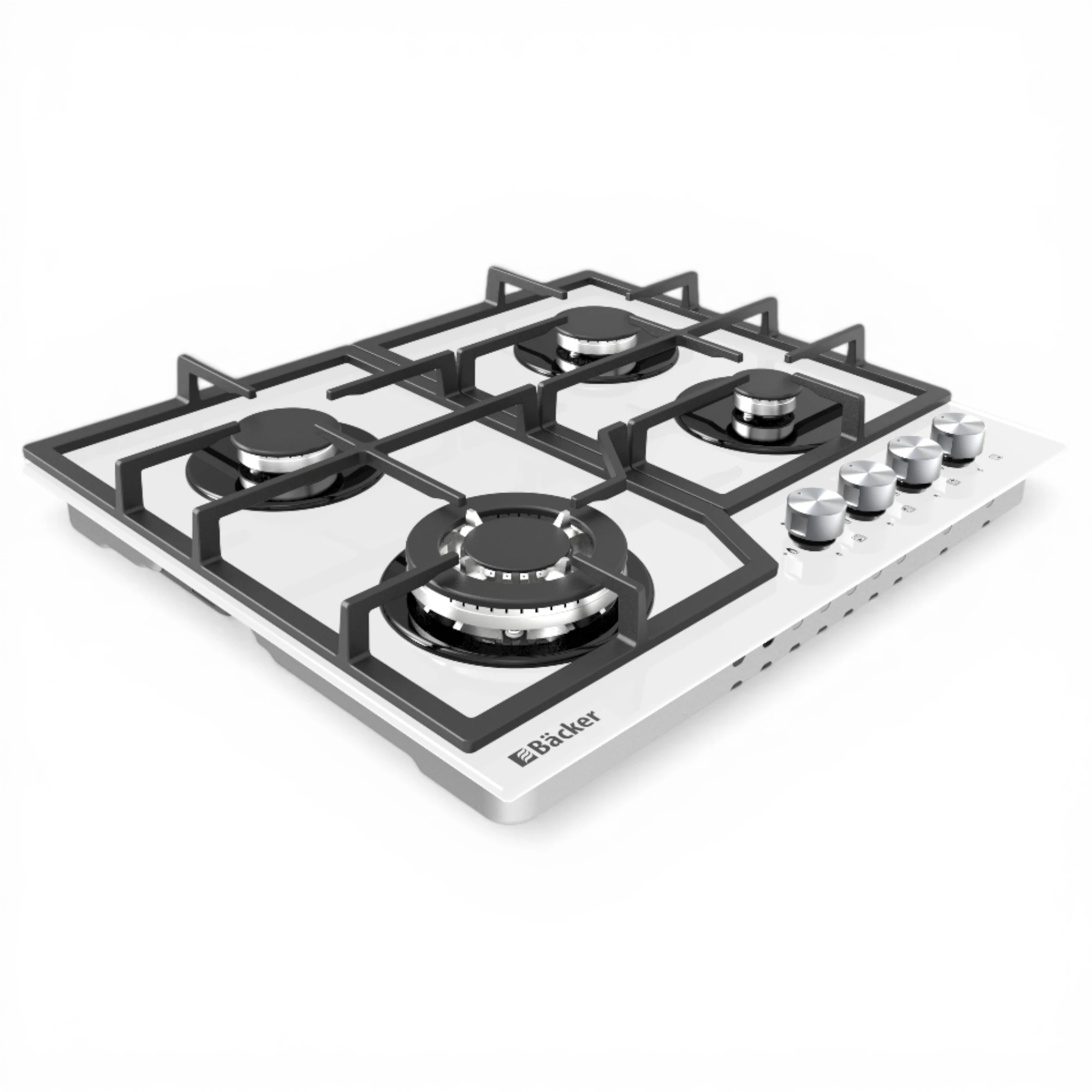  Backer RIKI 6004 Turbo WH GL Backer Встраиваемая варочная поверхность