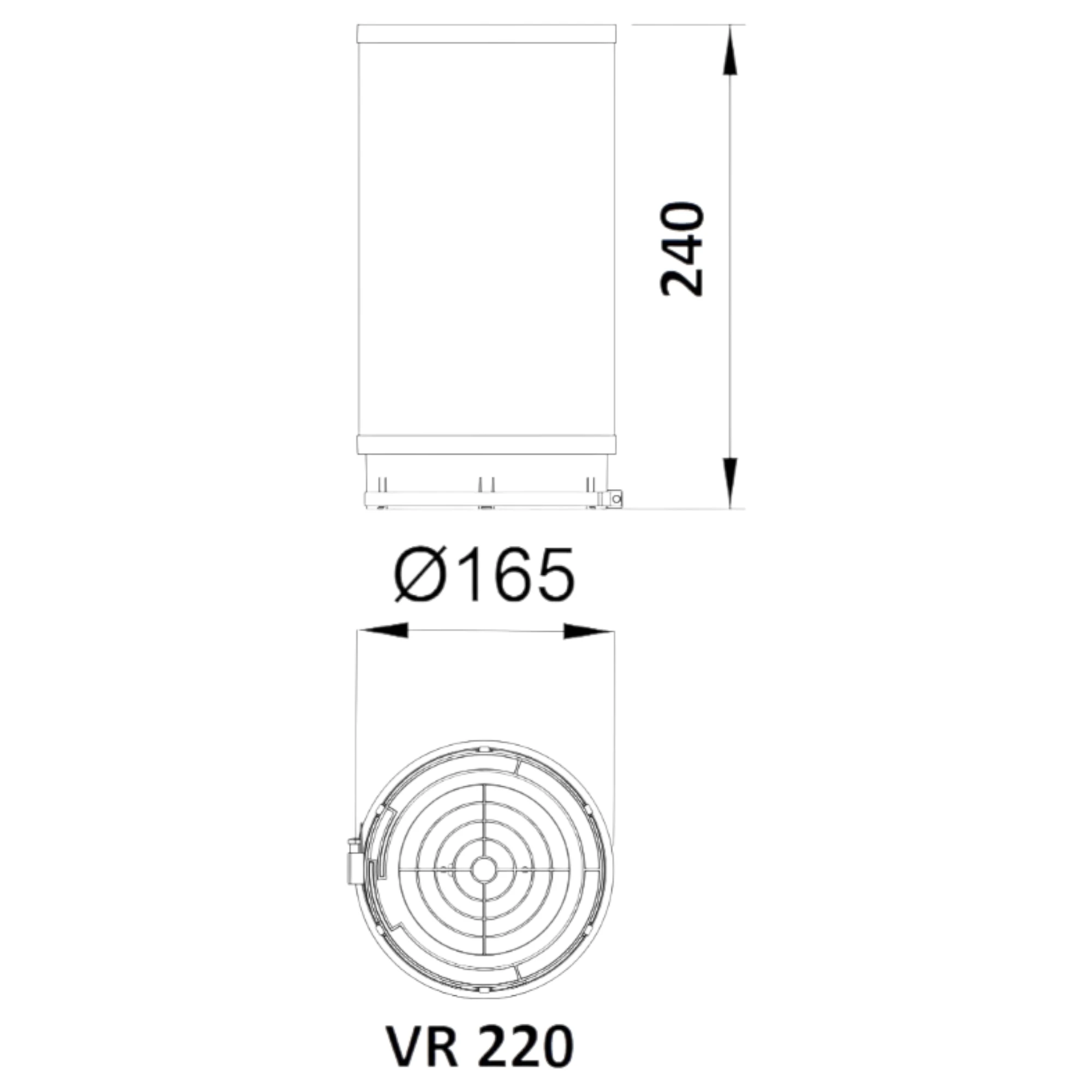  Backer VR 220 Вертикальный Плазменный фильтр BACKER